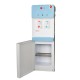 AFRA Japan Water Dispenser Cabinet, 600W, 5L, Floor Standing, Top Load, Compressor Cooling, 2 Tap, Stainless Steel Tanks, Blue & White, G-MARK, ESMA, ROHS, and CB Certified, 2 Years Warranty.