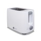 AFRA Electric Breakfast Toaster, 700W, 2 Slots, Removable Crumb Tray, Plastic Body, White Finish, G-Mark, ESMA, RoHS, CB, 2 years warranty