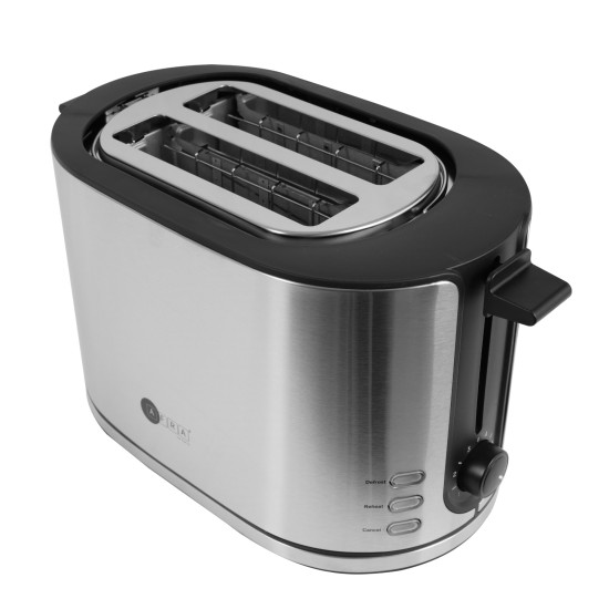 AFRA Electric Breakfast Toaster, 950W, 2 Slots, Removable Crumb Tray, Stainless Steel Finish, G-Mark, ESMA, RoHS, CB, 2 years warranty