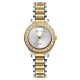 AFRA Shein Lady’s Watch, Gold and Silver Case, Silver Dial, Gold and Silver Bracelet Strap, Water Resistant 30m.