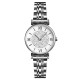 AFRA Esme Lady’s Watch, Silver Metal Alloy Case, White Dial, Silver Bracelet Strap, Water Resistant 30m