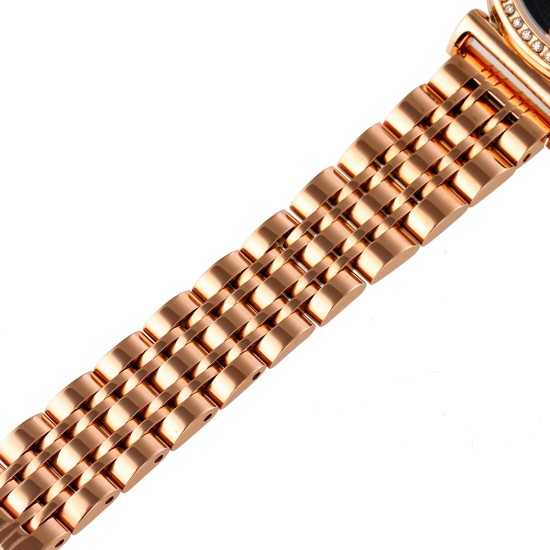 AFRA Keren Lady’s Watch, Rose Gold Metal Alloy Case, Rose Gold Bracelet Strap, Water Resistant 30m