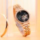 AFRA Keren Lady’s Watch, Rose Gold Metal Alloy Case, Rose Gold Bracelet Strap, Water Resistant 30m