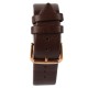 AFRA Dazzler Gentleman’s Watch, Japanese Quartz, Rose Gold Stainless Steel Case, Leather Strap, Water Resistant 30m